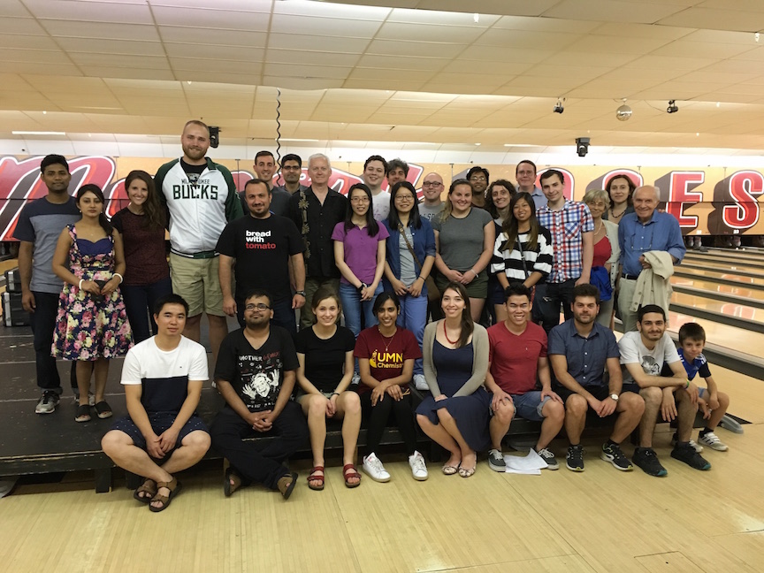Cramer and Gagliardi groups at bowling alley